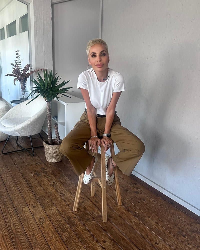 Yasemin Hofmann-Uygun im Studio.